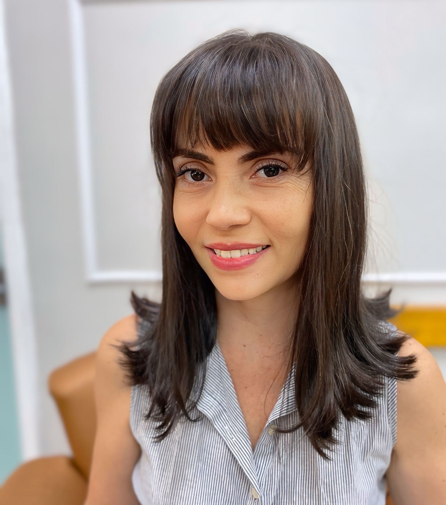 Corte bob moderno e sofisticado