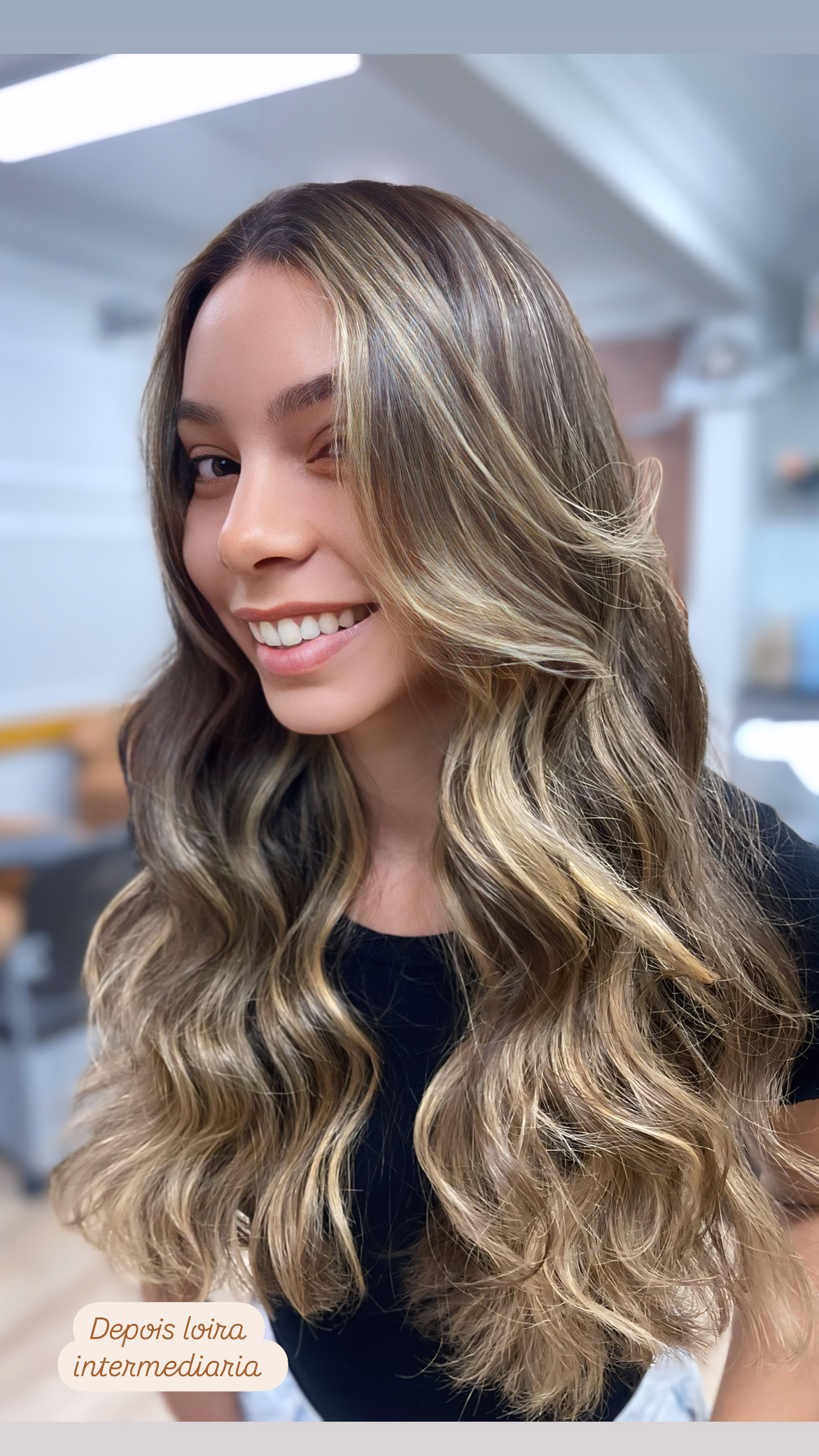 Mechas californianas luminosas